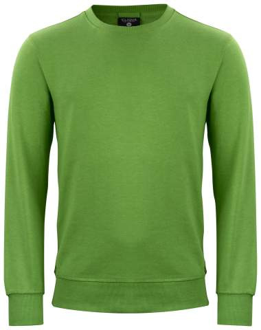 Classic – Sweatshirt mit Rundhalsausschnitt, grüne Melange - Clique (1)
