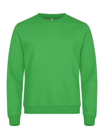 Basic – Sweatshirt mit Rundhalsausschnitt, Apfelgrün - Clique (1)