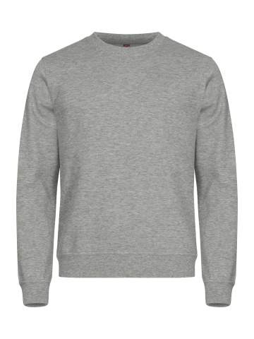 Basic – Sweatshirt mit Rundhalsausschnitt, graue Melange - Clique (1)