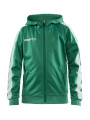 Pro Control Hood – Jacke (Kinder), Team Grün/Weiß