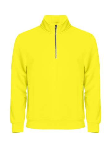 Basic Half Zip – Sweatshirt, Sichtbarkeitsgelb - Clique (1)