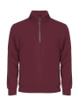 Basic Half Zip – Sweatshirt, Burgund