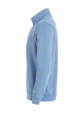 Basic Half Zip – Sweatshirt, hellblau - Clique (3)