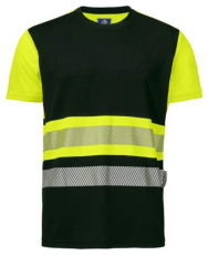 6020 EN ISO 20471 CLASS 1 – T-Shirt, Gelb/Schwarz