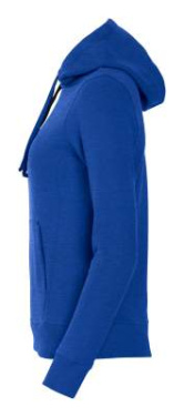 Classic – Kapuzenpullover (Damen), blaue Melange - Clique (3)