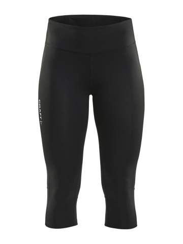 Rush – Caprihose (Damen), Schwarz/Schwarz - Craft