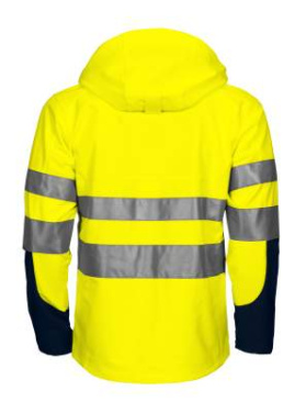 6419 FUNCTIONAL EN ISO 20471 CLASS 3/2 – Jacke, Gelb/Marineblau – ProJob (2)