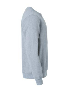 Basic – Sweatshirt mit Rundhalsausschnitt (Kinder), graue Melange - Clique (4)