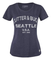Pacific City – T-Shirt (Damen), Denim Melange