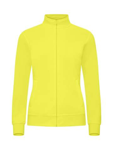 Basic – Strickjacke (Damen), Sichtbarkeitsgelb - Clique (1)