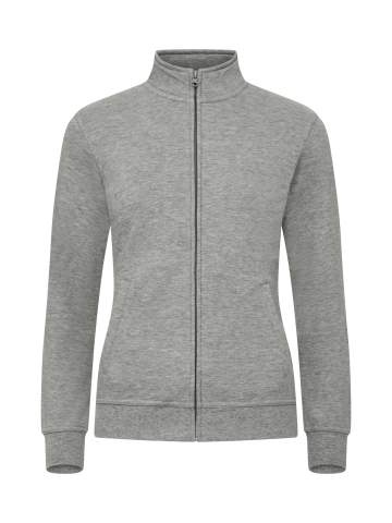 Basic – Strickjacke (Damen), graue Melange - Clique (1)
