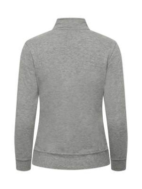 Basic – Strickjacke (Damen), graue Melange - Clique (2)