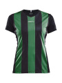 Progress Stripe – Trikot (Damen), Schwarz/Team Grün