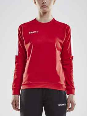 Progress R-Neck – Pullover (Damen), Hellrot/Weiß - Craft (2)