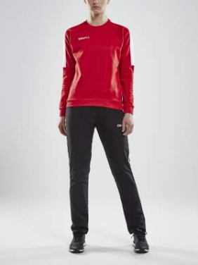Progress R-Neck – Pullover (Damen), Hellrot/Weiß - Craft (4)