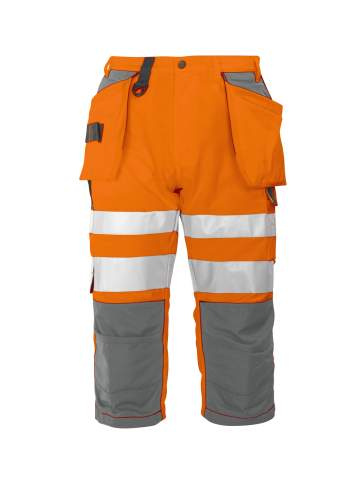 6510 PIRATE EN ISO 20471 CLASS 2 – Hose, Orange/Grau – ProJob (1)
