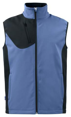 3702 SOFTSHELL – Weste, Himmelblau – ProJob (1)