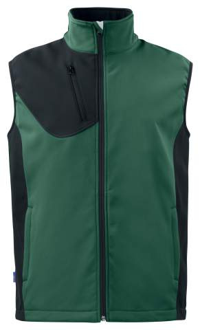 3702 SOFTSHELL – Weste, Waldgrün – ProJob (1)