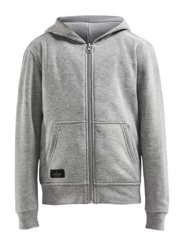 Community FZ – Kapuzenpullover (Kinder), Graumeliert - Craft