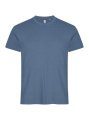 Basic-T – T-Shirt, Stahlblau