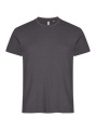 Basic-T – T-Shirt, Metallgrau