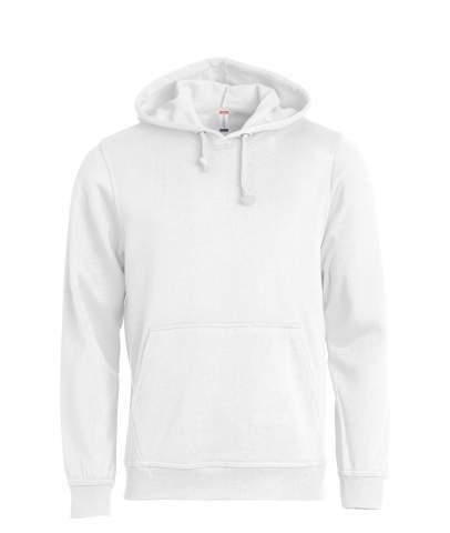 Basic – Kapuzenpullover, Weiß – Clique (1)