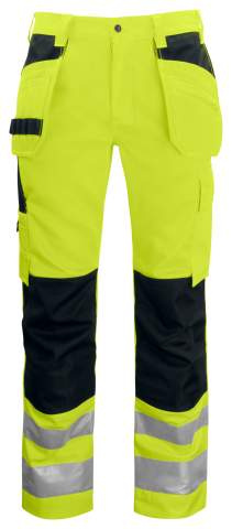 6531 – Hose, EN ISO 20471 CLASS 2, Gelb/Schwarz - ProJob (1)