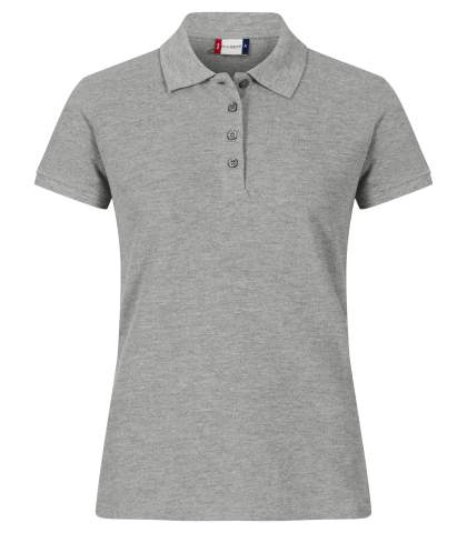 Heavy Premium – Poloshirt (Damen), graue Melange - Clique (1)