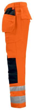 6531 – Hose, EN ISO 20471 CLASS 2, Orange/Schwarz - ProJob (4)