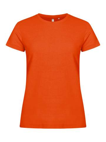 Basic-T – T-Shirt (Damen), Blutorange - Clique (1)