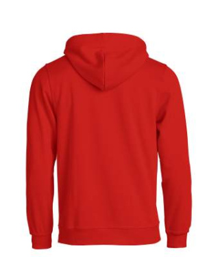 Basic – Kapuzenpullover, Rot – Clique (2)