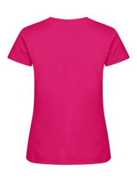 Basic-T – T-Shirt (Damen), leuchtendes Kirschrot - Clique (3)