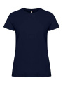 Basic-T – T-Shirt (Damen), Dunkelblau