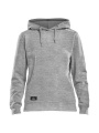Community – Kapuzenpullover (Damen), Graumeliert