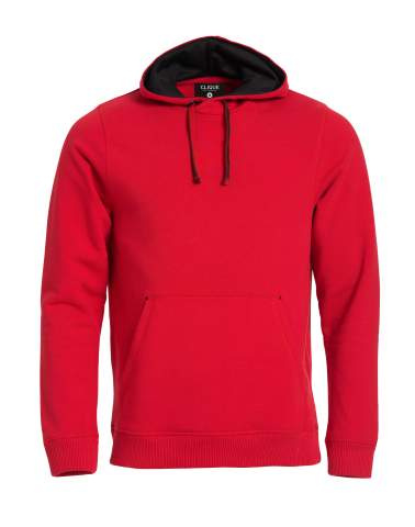 Classic – Kapuzenpullover, Rot – Clique (1)