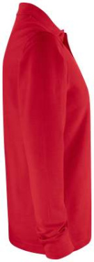 Basic Pocket L/S – Poloshirt, Rot – Clique (4)