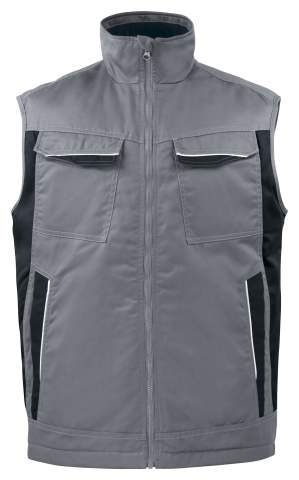 5704 PADDED – Weste, Grau – ProJob (1)