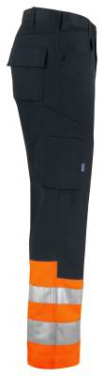 6533 – Hose, EN ISO 20471 CLASS 1, Orange/Schwarz - ProJob (3)