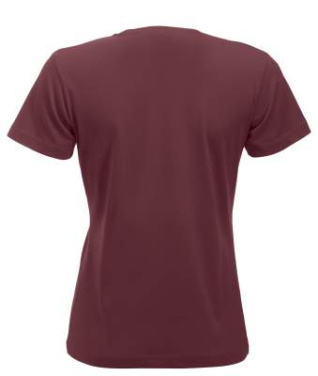 New Classic-T – T-Shirt (Damen), Burgund - Clique (2)