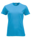 New Classic-T – T-Shirt (Damen), Türkis