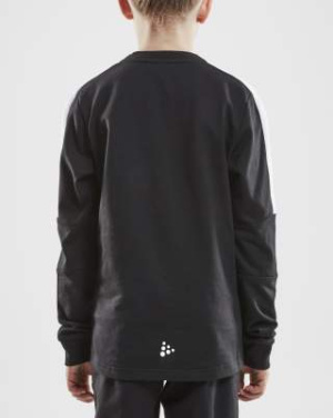 Progress GK – Sweatshirt (Kinder), Schwarz/Weiß - Craft (3)