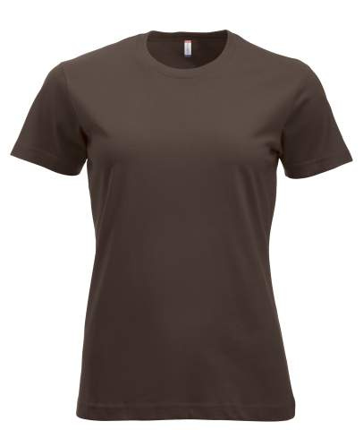 New Classic-T – T-Shirt (Damen), dunkles Mokka - Clique (1)