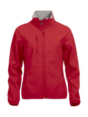 Basic Ladies – Softshelljacke, Rot – Clique (1)