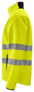6432 EN ISO 20471 CLASS 3/2 – Softshelljacke, Gelb/Schwarz – ProJob (4)