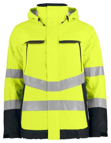 6441 PADDED FUNCTIONAL EN ISO 20471 CLASS 3 – Jacke, Gelb/Schwarz – ProJob (1)