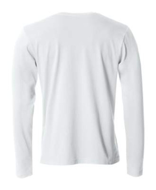 Basic-T L/S – T-Shirt, Weiß - Clique (2)