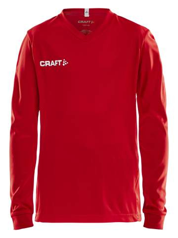 Squad Go Solid LS – Trikot (Kinder), Leuchtend Rot - Craft (1)