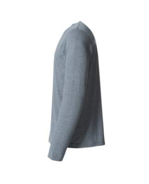 Basic-T L/S – T-Shirt, graue Melange - Clique (3)