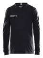 Squad Go Solid LS – Trikot (Kinder), Schwarz