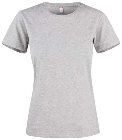 Premium – T-Shirt (Damen), graue Melange - Clique (1)
